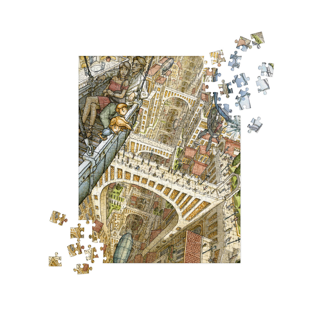 Jigsaw Puzzle - Over The Pale City