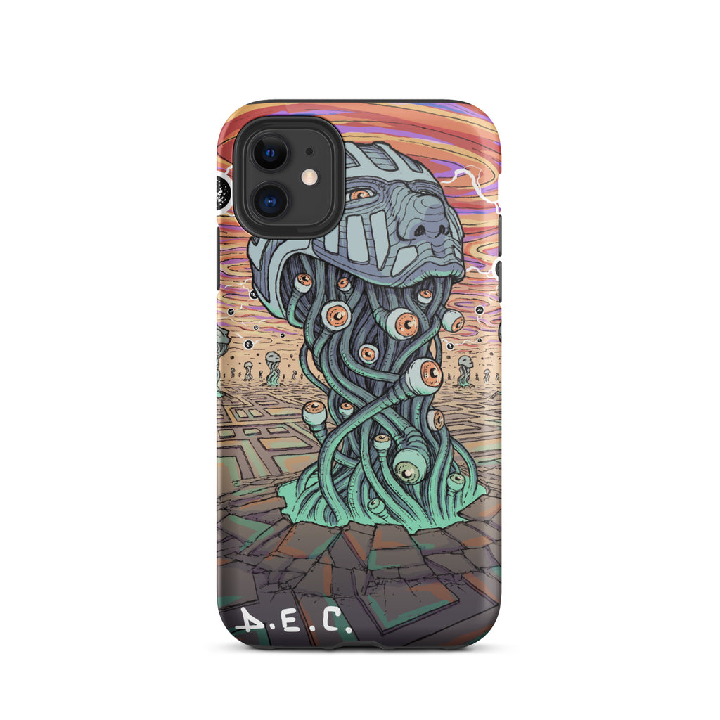 Tough iPhone Case - Self Portrait Digital